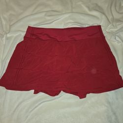 Lululemon Red Skirt 