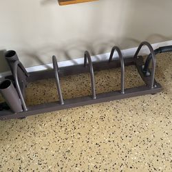 Barbell And Weight Holder For Home Gym