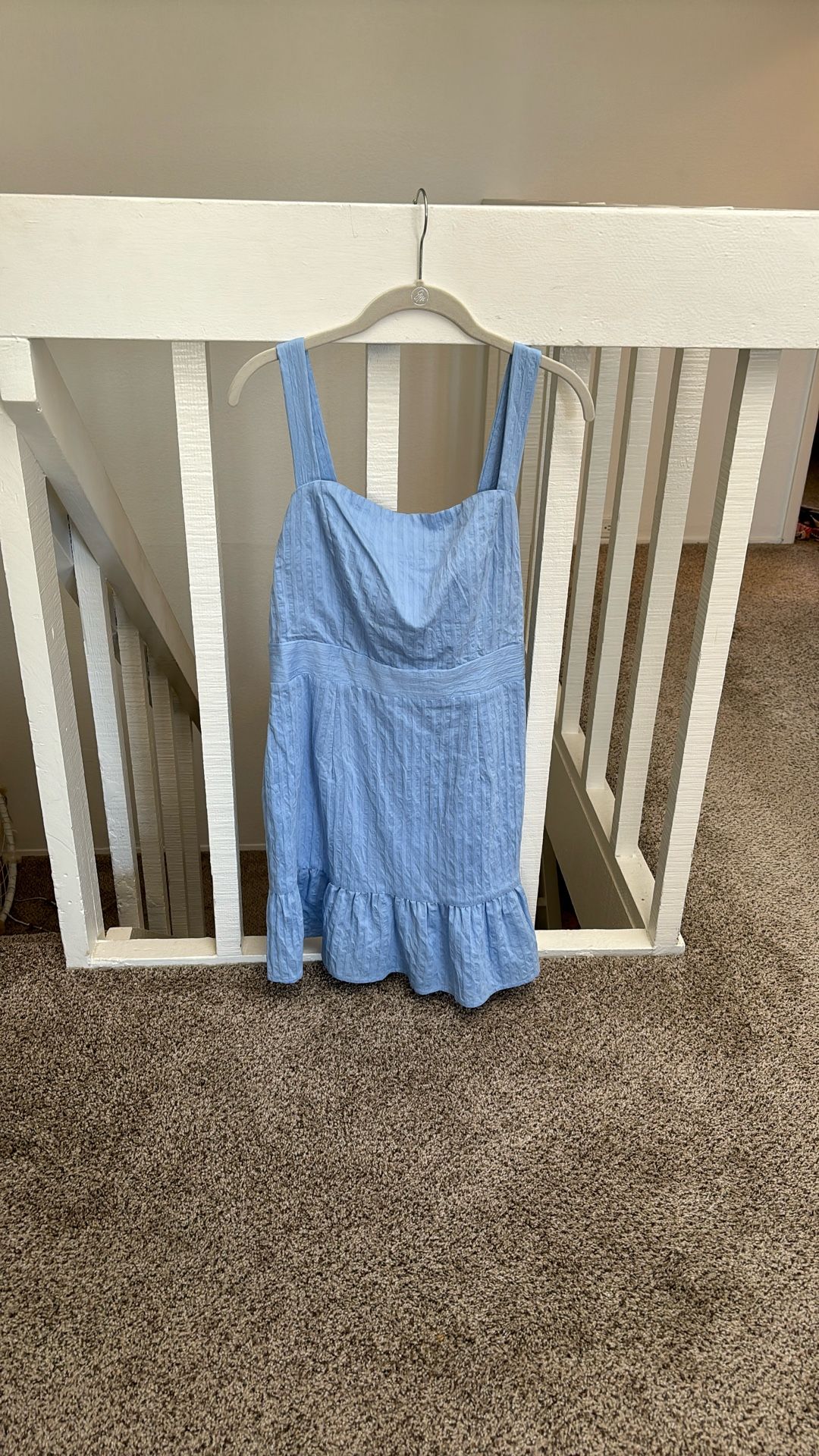 Women’s periwinkle blue simple sundress