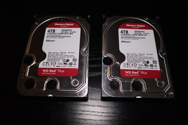 2x 4TB NAS WD Red Plus Drives (Western Digital)