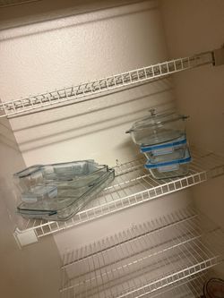 Glass Food Storage Container Set with Lids