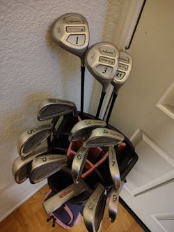 Full 14-Piece Golf Set: Great for Beginners- Driver, Woods, Irons, Wedges & Putter