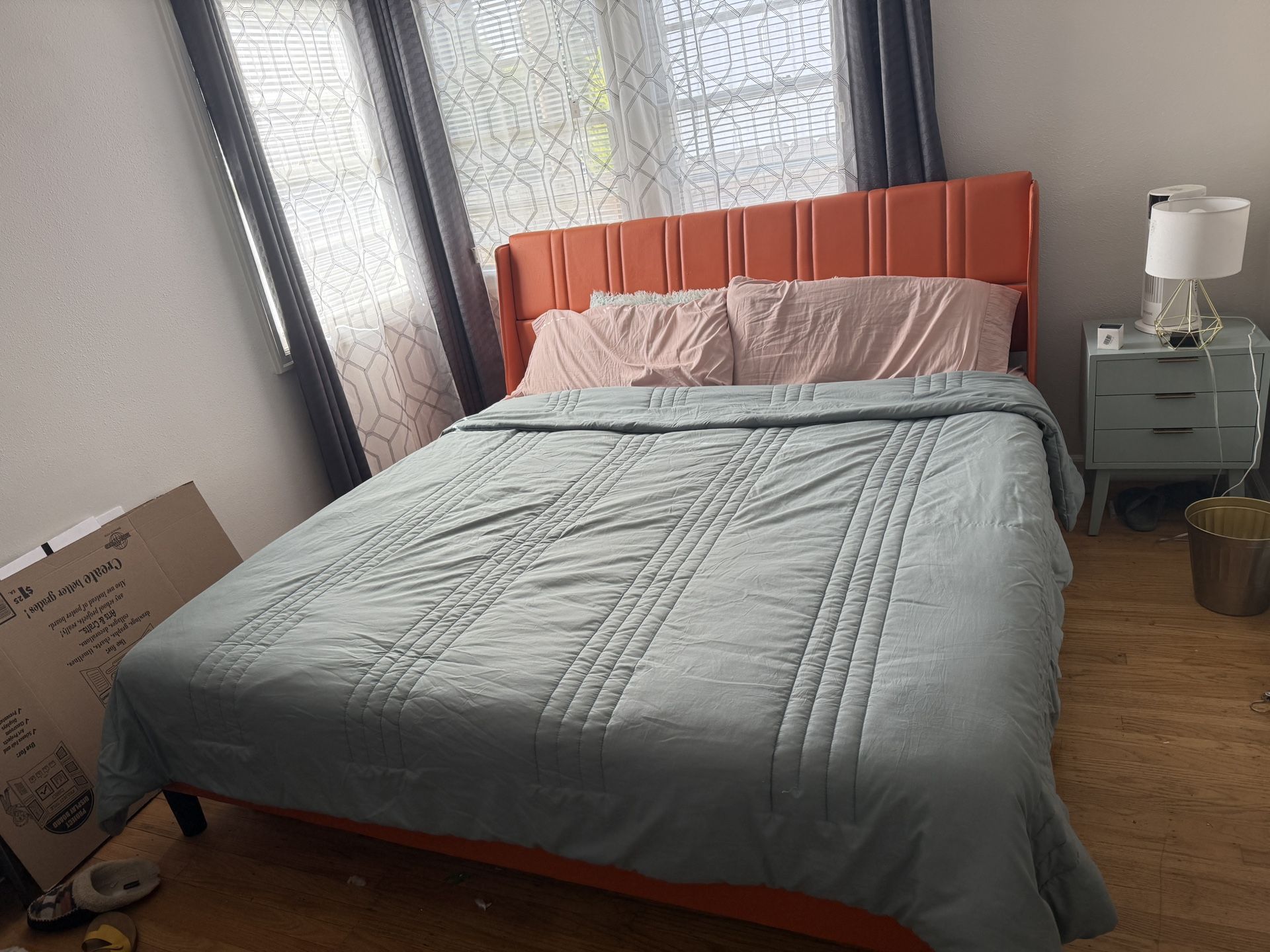 King Size mattress and Bed Frame