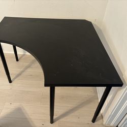 Black Wood Desk 