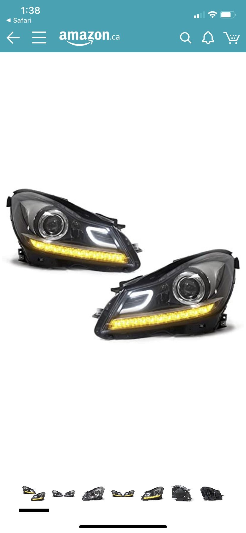 Mercedes c class 2012-14 AMG headlights