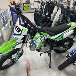 RFZ Apollo 125CC Dirt Bike New! Finance For $150 Down Payment!!