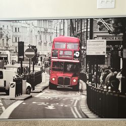 London Bus Large Picture Frame 