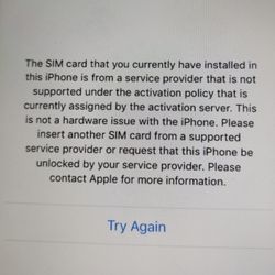 iPhone Sim Free (read Description)