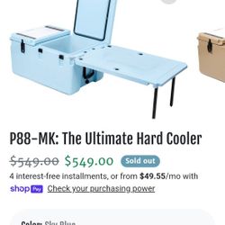 P88 Mk PacBak Fishing Cooler NIB