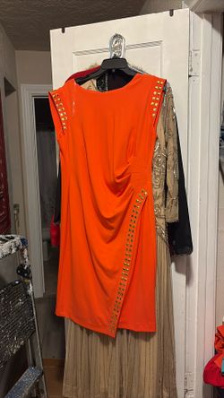 Orange Business Dress