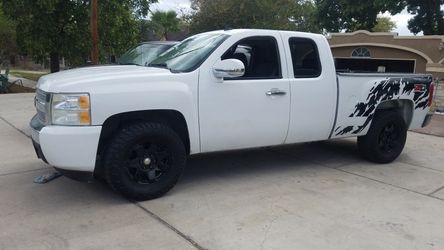 2013 4x4 silverado black rims