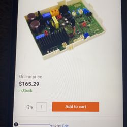 Washer Control Board 