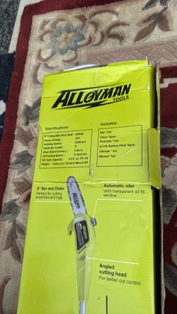 Cordless pole saw 9.5 ft