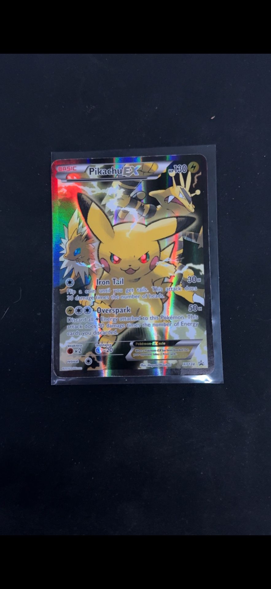 Pokmon TCG Pikachu EX (Full Art) XY124 Promo