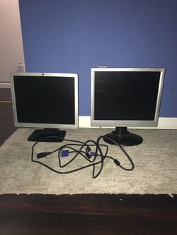 Monitors with ac adapter and vga