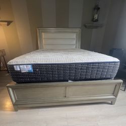 “Used Queen Size Bed or Frame For Sale” ( All or Either )  $100 