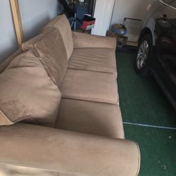 Excellent Condition 84 In 1tan Sofa