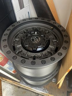 Black Rhino Abrams Textured Matte Gunmetal Wheel