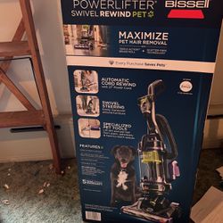 Powerlift Swivel Rewind Pet Upright Vacuum Cleaner 