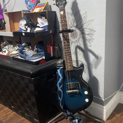 Electric Guitar With Stand