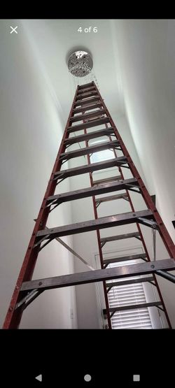 16 ft fiberglass Aframe ladders $999 ea no less