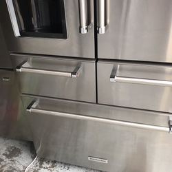 KitchenAid Refrigerator 5 Door Refrigerator Good Condition