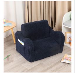 Kids Sofa, 2-in-1 Flip-Out Foam Couch