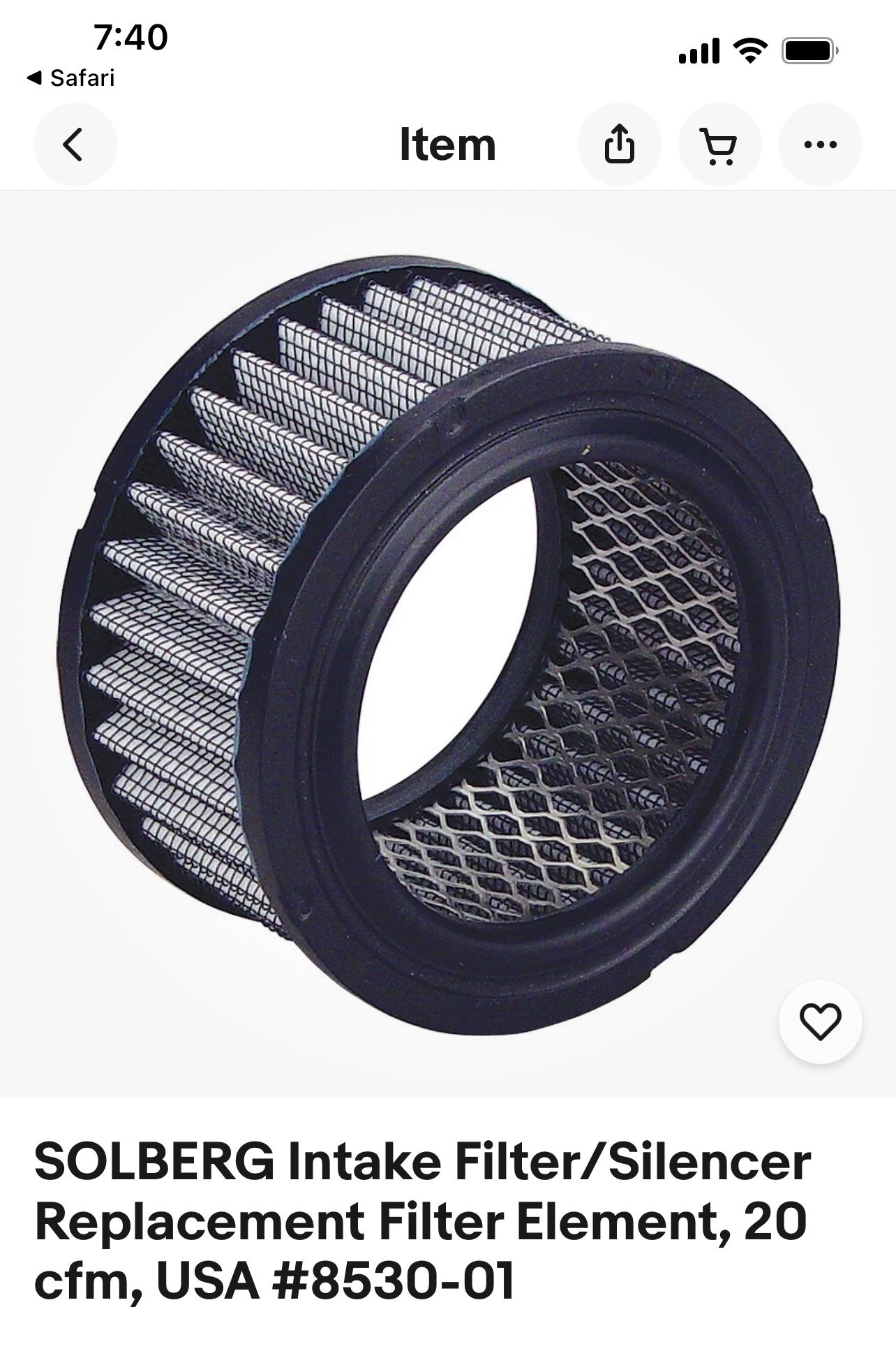 Compressor Filter