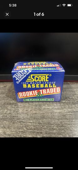 1992 Score Rookie Traded Set