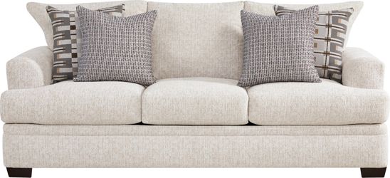 New Rooms To Go White Sleeper Sofa - Like New (Moving Sale)