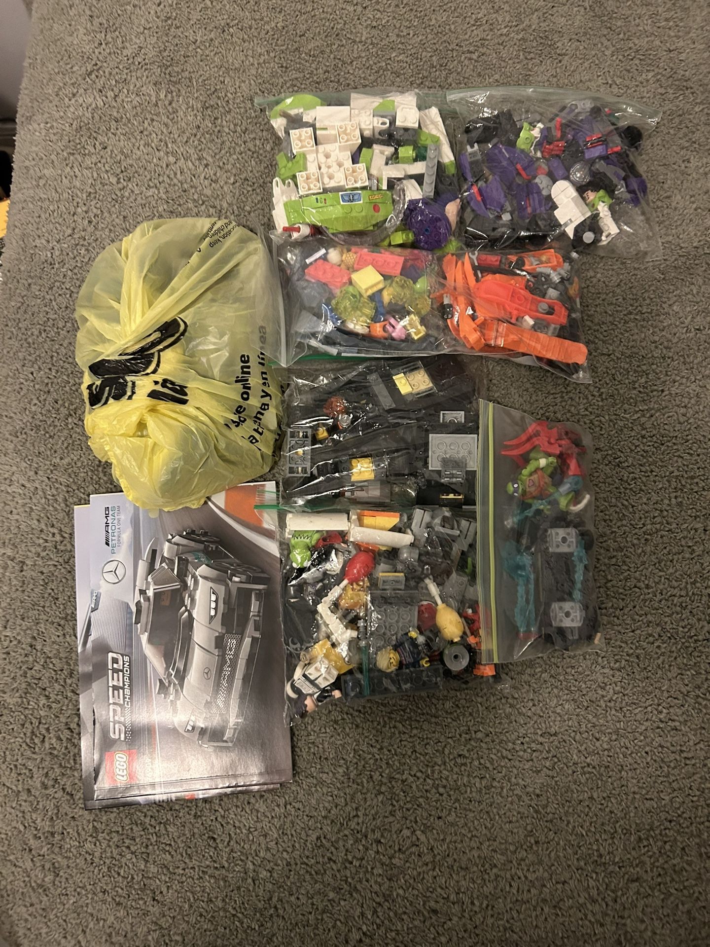 LEGO BAGS LOT