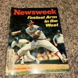 June 16th 1975 Newsweek Nolan Ryan Magazine