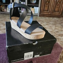 Torrid Strappy Cork Platform