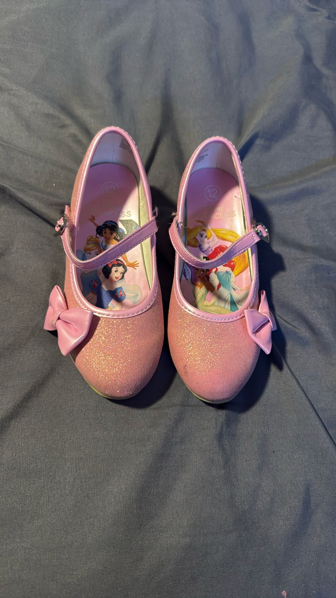 Girls Pink Princess Heels - Size 12