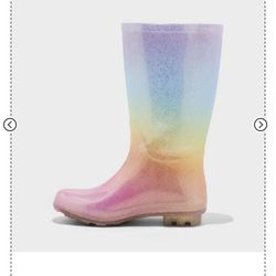 Little girls at target rain boots