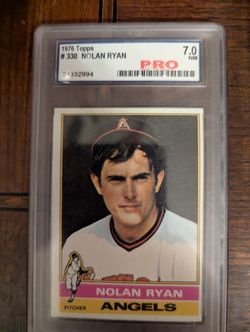 Nolan Ryan 1976 Topps Card Rated 7