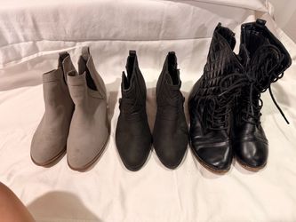 3 Pairs of Women's Boots Bundle