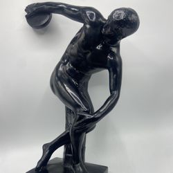Greek Discobulus Large Ceramic Statue 
