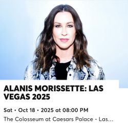 Alanis Morissette Concert Ticket 