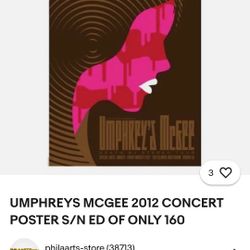 Framed Umphreys McGee Denver Pister