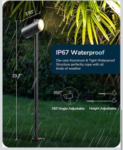 8-Pack Edishine RGB Landscape Spotlights