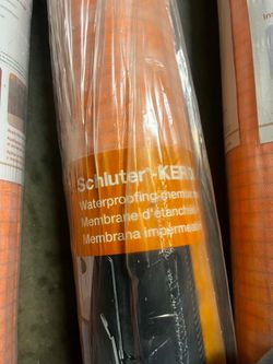 Shlurer Kerdi waterproof membrane