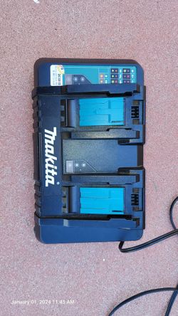 Makita Dual Double Battery Charger. Open Box . Like New