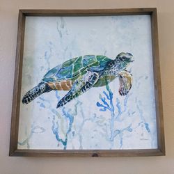 Gorgeous wall art/painting – Sea turtle