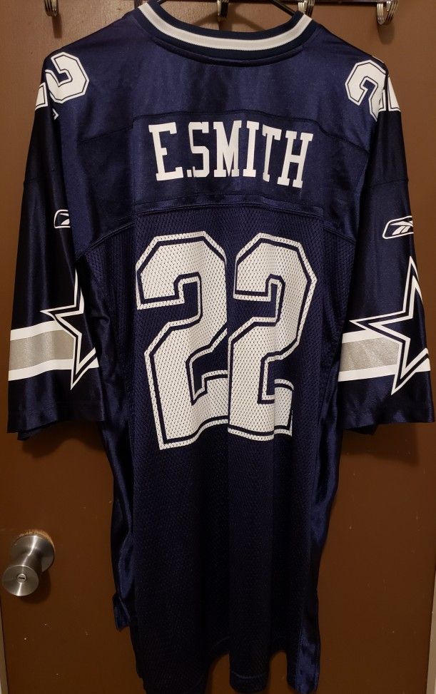 NFL Dallas Cowboys Emmitt Smith#22 Stitched Jersey Brand Reebok Size XL X-Large 