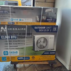 Hessaire Mini Split Ductless Heat Pump/Airconditioner