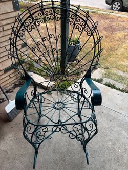 Vintage Wrought Iron Chair