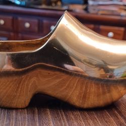 Brass Clog Ashtray/ Incense.