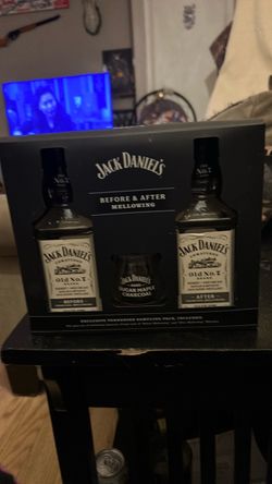 Rare Jack Daniel’s "Before & After" Charcoal Mellowing Tasting Set (100% Factory Sealed)