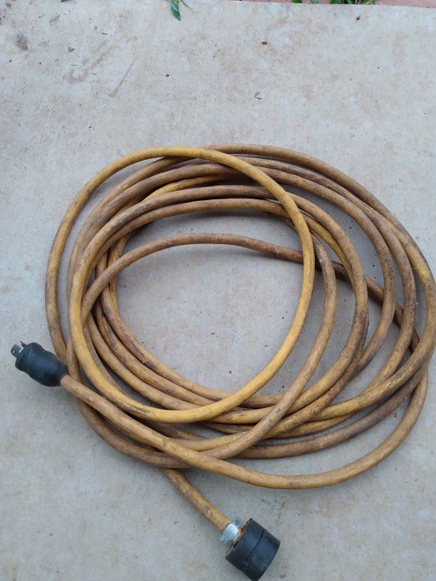 Extension Cord 12/3 20 amp 35+ feet with special plug and outet see photo